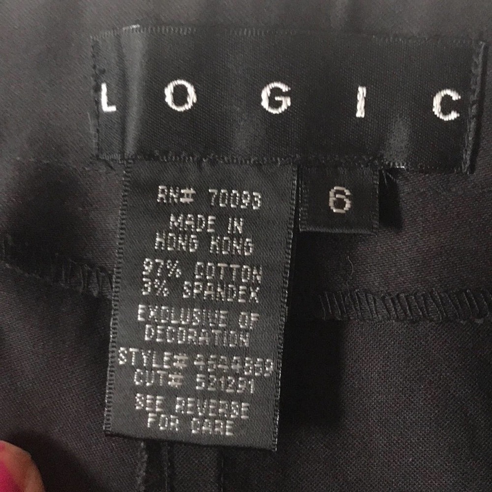 Logic Embroidered Pants - Picture 4 of 4